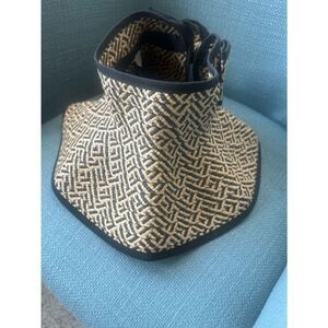 World Market Paper Adjustable Visor Hat O/S